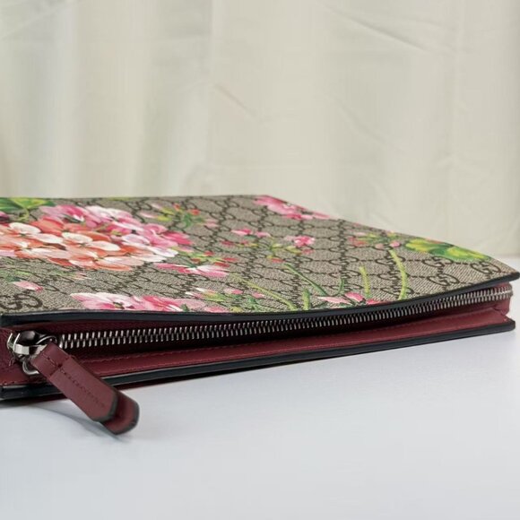 Gucci Toiletry Pouch Blooms Print GG Coated Canvas - Picture 7 of 8